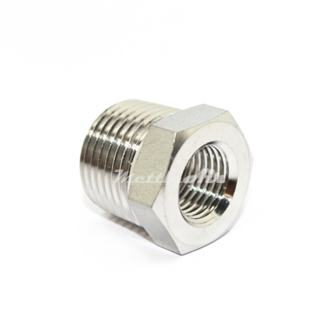 SS 316L Bushing 3/8" NPT Male - 1/4" NPT Female