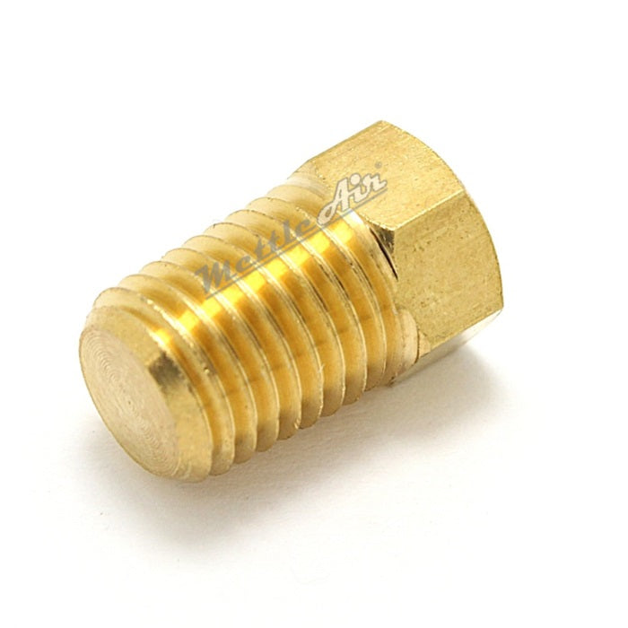 Brass Hex Head Pipe Plug 1/8" NPT Male - Solid