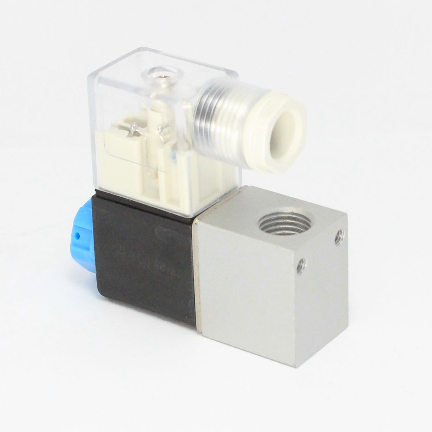 2 Way Valve 1/8" NPT DIN Connector AC 24V