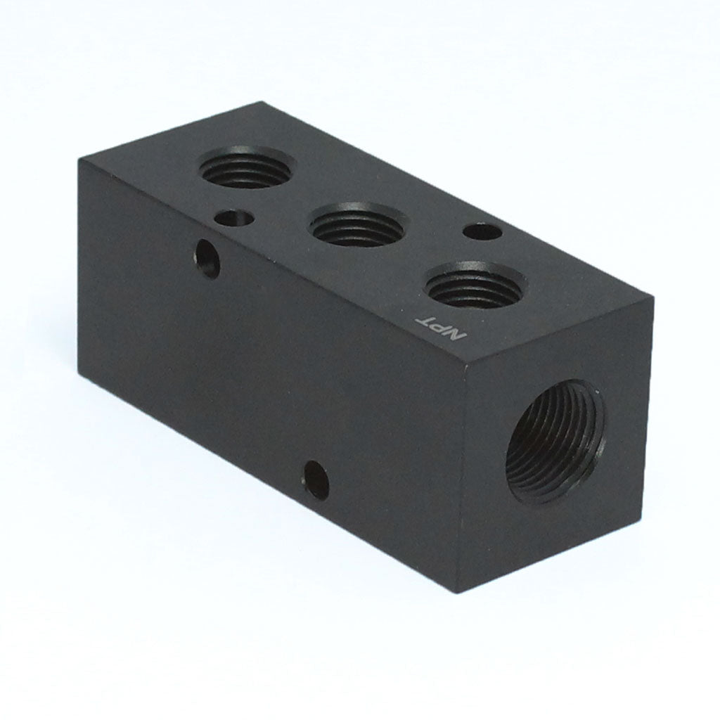 Manifold 2 x 1/4" NPT IN - 3 x 1/8" NPT Out