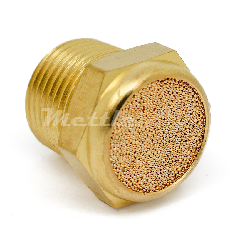 Sintered Bronze Breather Vent 10-32 UNF