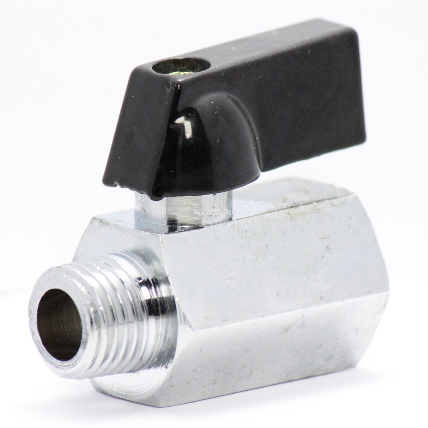 Mini 3/8" Female x 3/8" Male NPT Brass Ball Lever Shut Off Valve Water/Air/Pneumatic/Fluid Water Oil and Gas