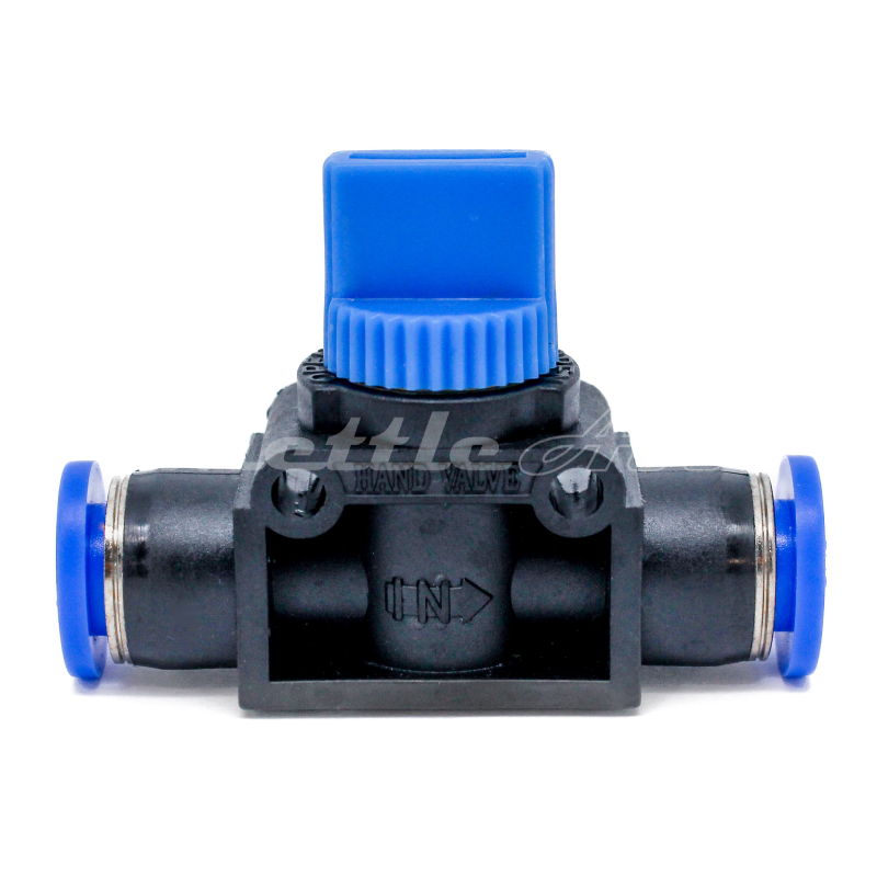 Composite PTC 3 Way Hand Valve Union 4 mm OD - 5/32" OD