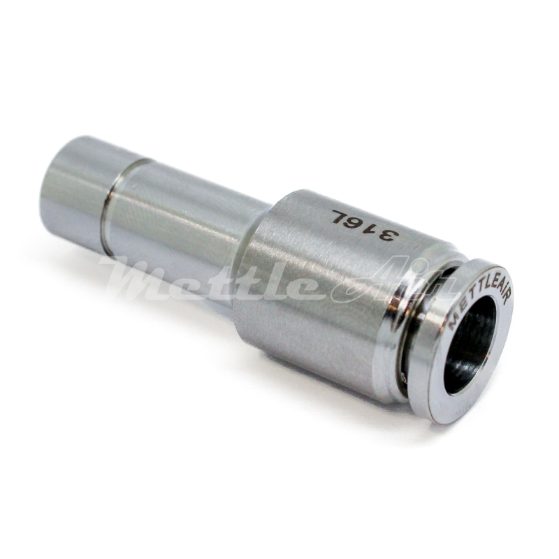 Stainless Steel 316L PTC Plug-In REDUCER 1/2" Stem - 8 mm OD Tube