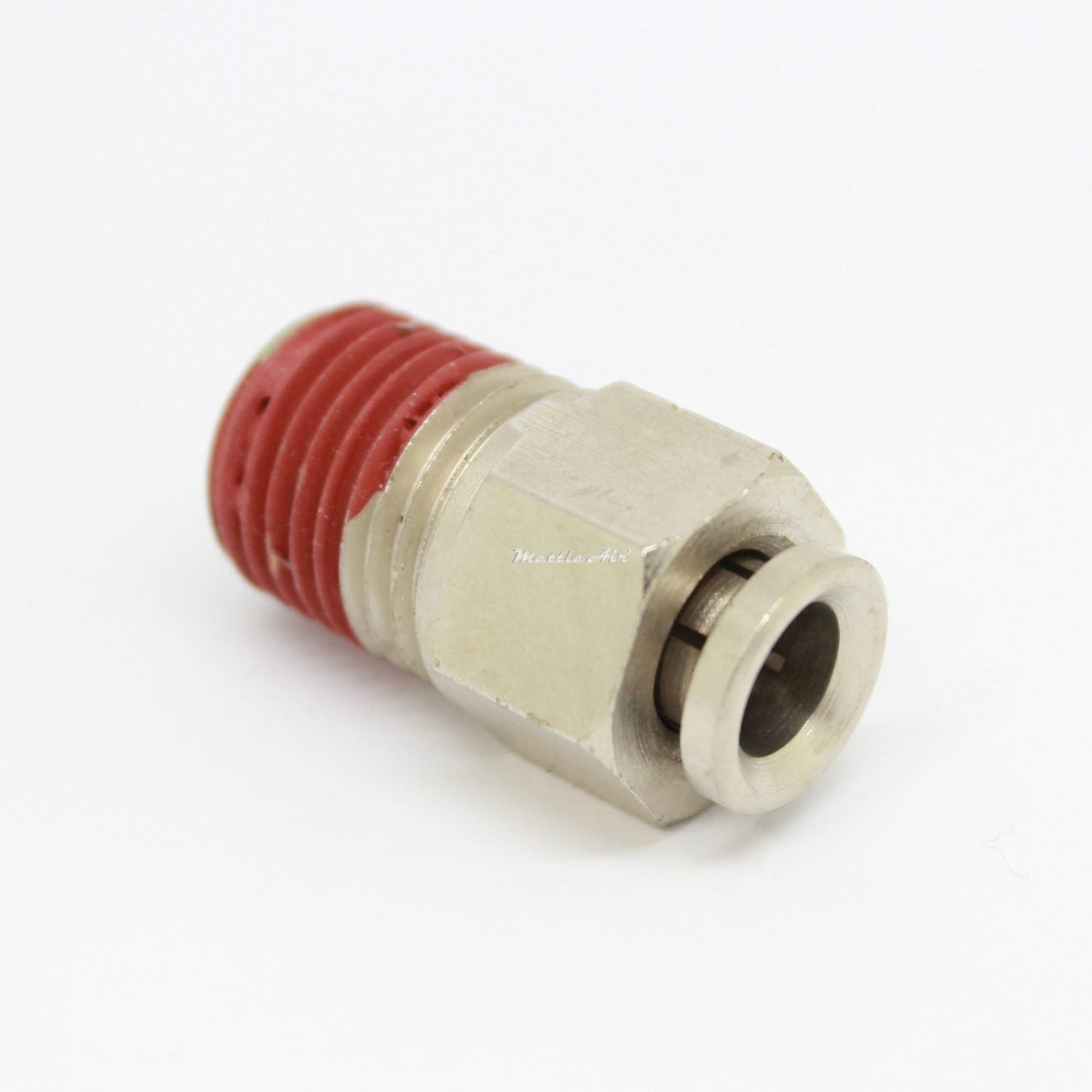 Brass PTC Straight Fitting 1/4" OD x 3/8" NPT Male CLEARANCE