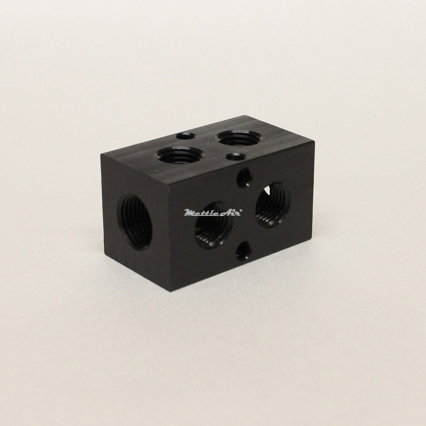 Distribution Manifold 2 x 3/8" NPT IN - 4 x 1/4" NPT Out 2 Station 90 Degree Junction