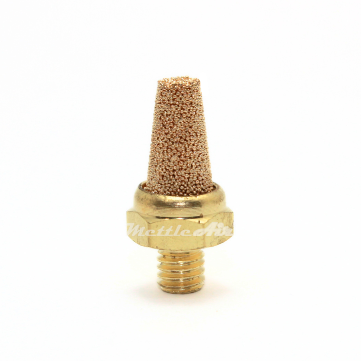Sintered Bronze Cone Muffler 10-32 UNF