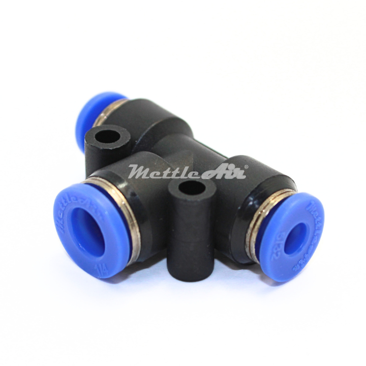 Push to Connect Tee Union Reducer 5/32" OD - 1/4" OD