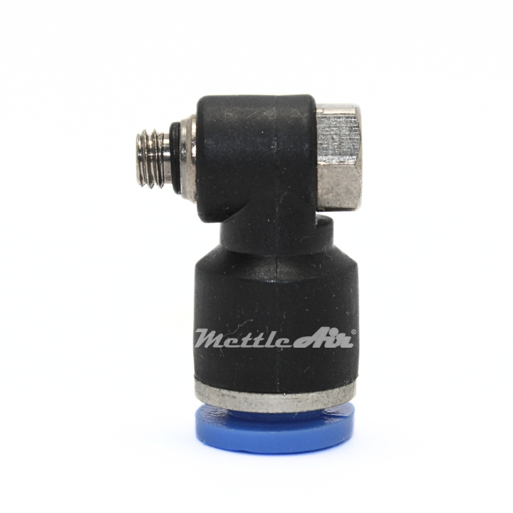 Push to Connect Male Swivel Banjo 1/4" OD - 10-32 UNF Male