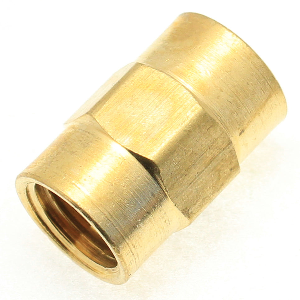 Brass Female Coupling 1/8" NPT Female - 1/8" NPT Female