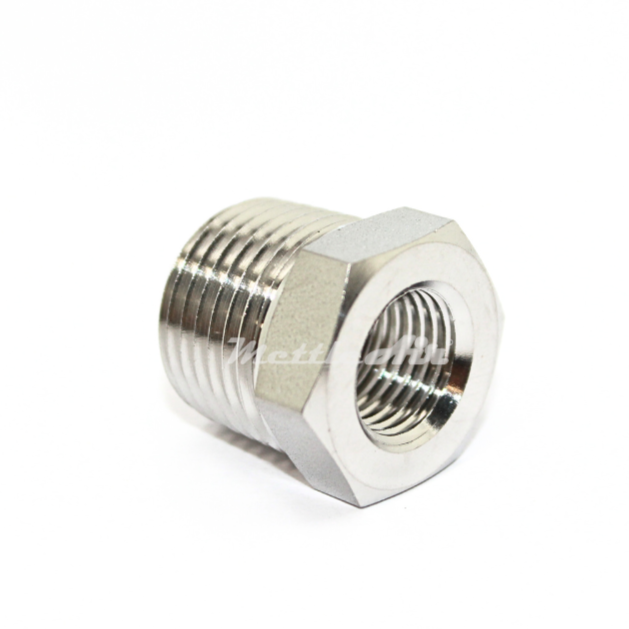 SS 316L Bushing 1/4" BSPP (G) Male - 1/8 BSPP (G) Female