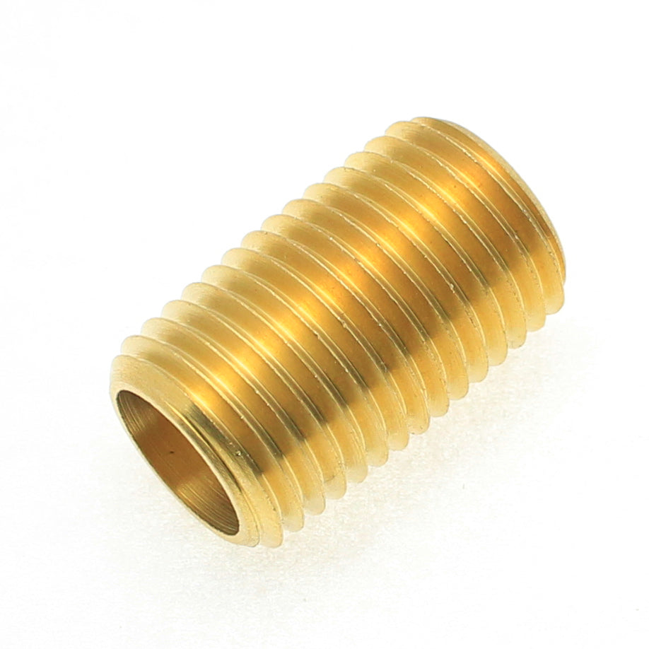 Brass Close Nipple 1/4" NPT Male - 1/4" NPT