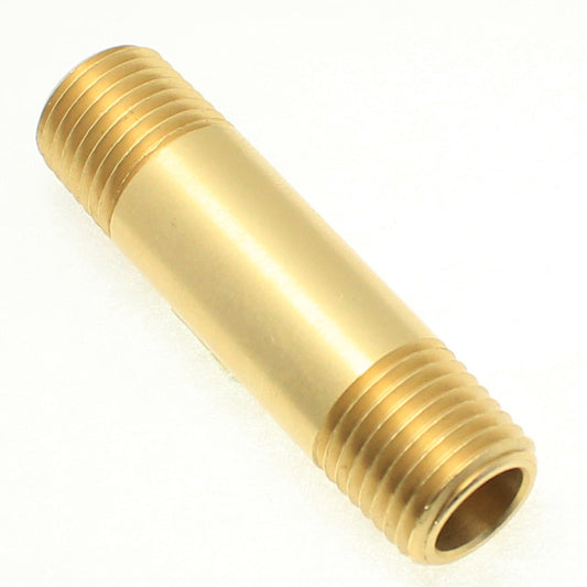 Brass Long Nipple 1/8" NPT Male - 3-1/2"