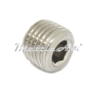 British Tapered Thread Brass Internal Hex Pipe Plug 3/4" BSPT (R)