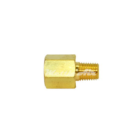 Brass Pipe Adaptor 1/8" NPT Female - 1/16" NPT Male REDUCER, Longer Thread Version