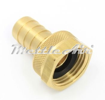 1/2" Hose ID, 3/4" GHT Female Swivel Barb Hose/Tubing Fitting Connector Water/Garden Hose by MettleAir