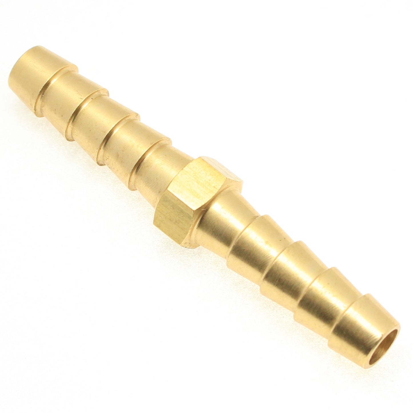 Brass Splicer 3/16" Hose ID Barb - 1/8" Hose ID Barb REDUCER