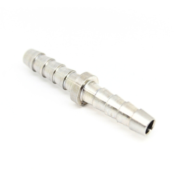 316L Stainless Steel 1/8" Hose ID Barb Splicer