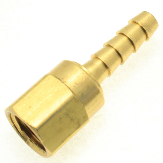 Brass SWIVEL Straight Female 1/2" Hose ID Barb - 3/8" NPT Female