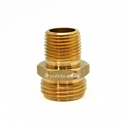 3/4" GHT Garden Hose to 1" NPT Male Brass Coupler/Adapter MettleAir 196-H