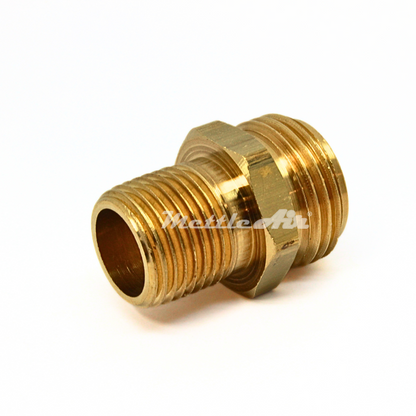 3/4" GHT Garden Hose to 1" NPT Male Brass Coupler/Adapter MettleAir 196-H