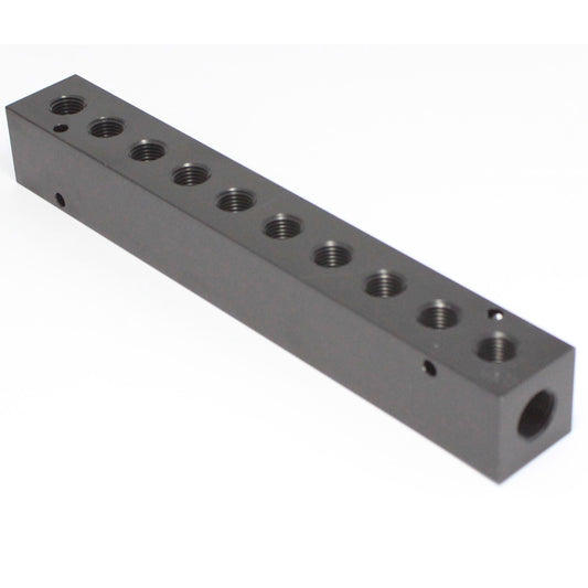 Manifold 2 x 1/4" NPT IN - 10 x 1/8" NPT Out