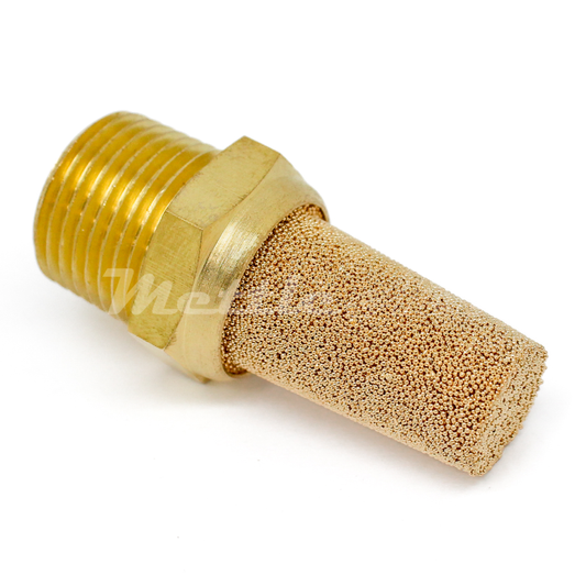 Sintered Bronze Cone Muffler 10-32 UNF