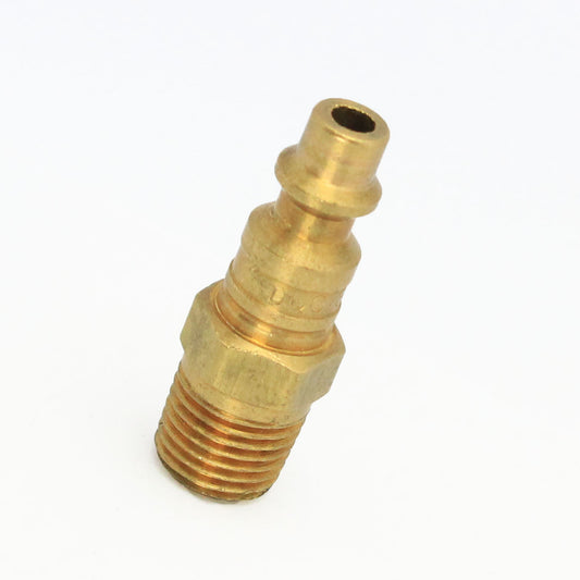 1/4" Body x 3/8" NPT Male Industrial Interchange Nipple Brass