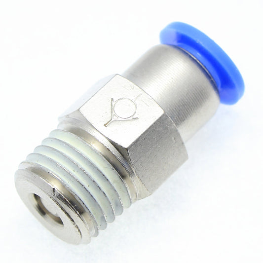 Push to Connect Check Valve Male 1/4" OD - 1/4" NPT Male