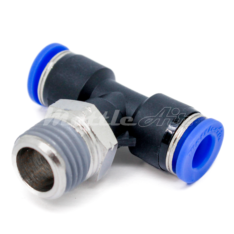 Composite PTC Branch Tee 1/4" OD - 1/4" NPT Male