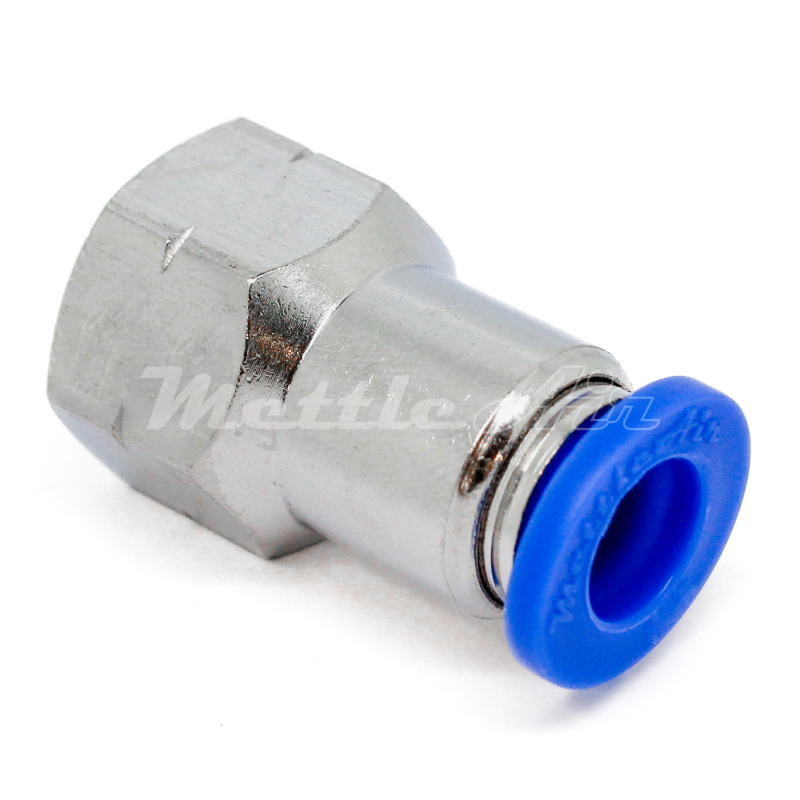 Composite PTC Straight Female Fitting 12 mm OD - 1/2" NPT Female