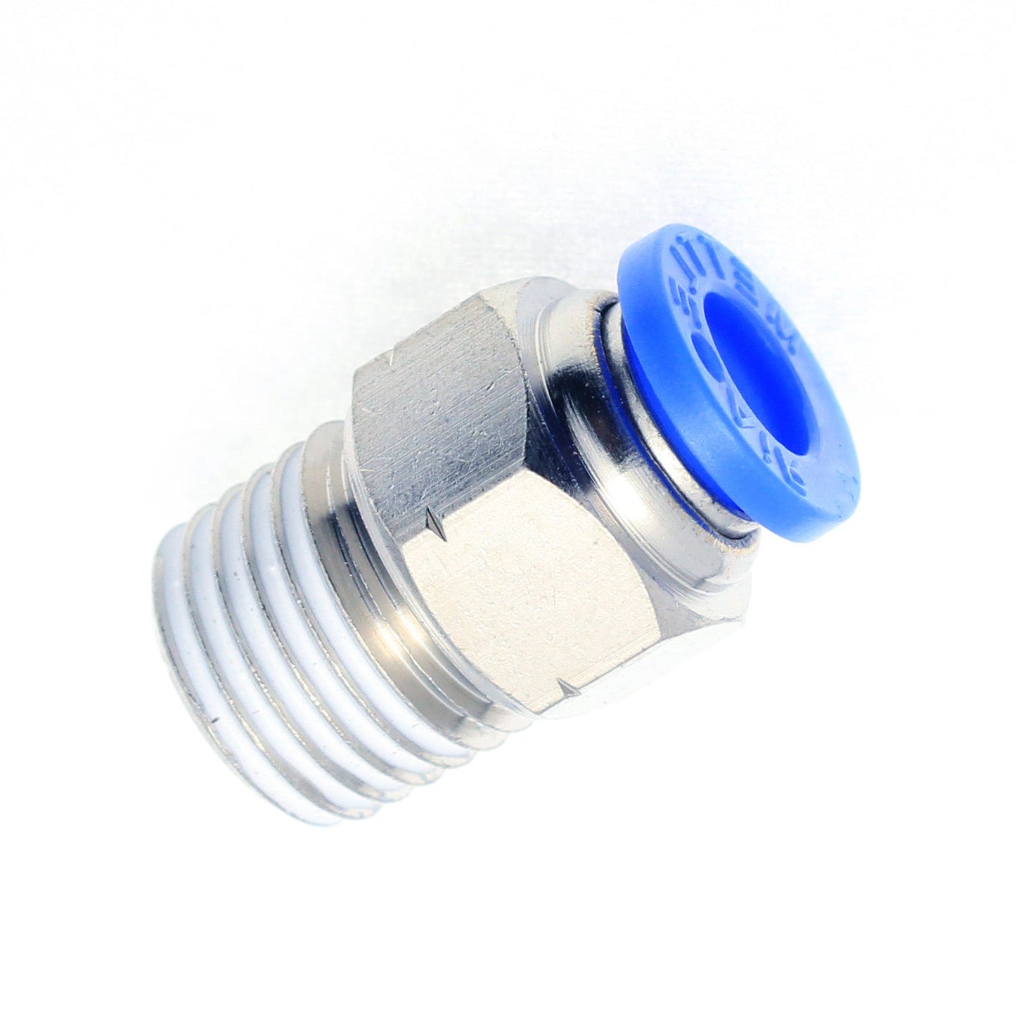 Push to Connect Straight Fitting 12 mm OD - 1/4" NPT Male