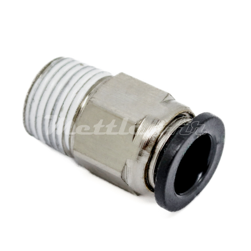 Composite Compact PTC Straight Fitting 4 mm OD - 1/8" BSPT (R) Male