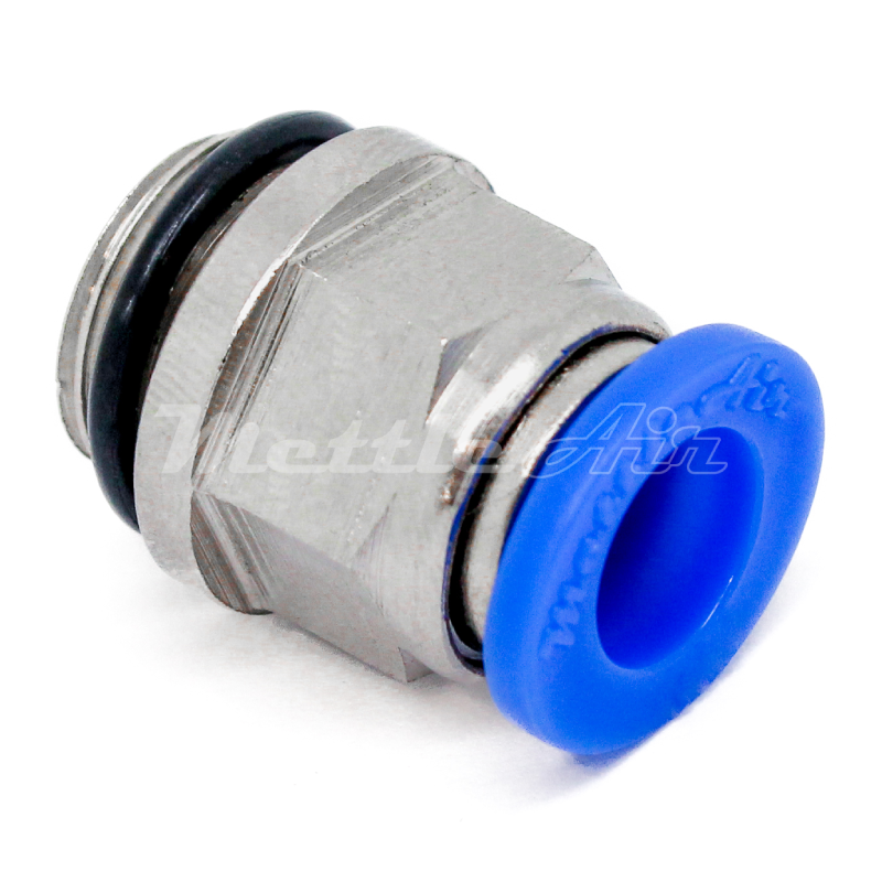 Composite PTC Straight Fitting 10 mm OD - 1/8" BSPP (G) Male