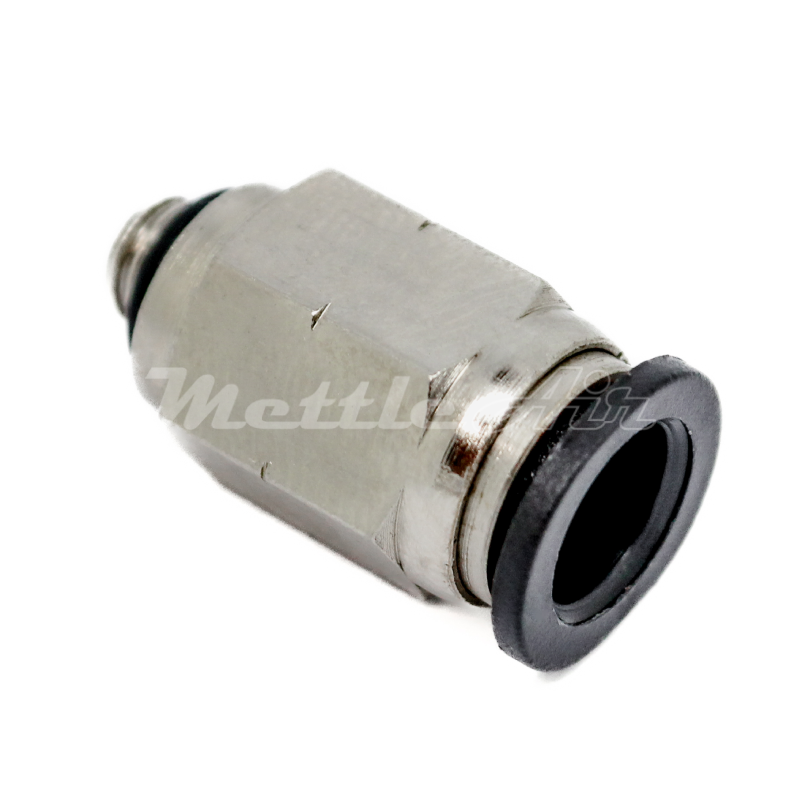 Composite Compact PTC Straight Fitting 1/8" OD - 10-32 UNF Male
