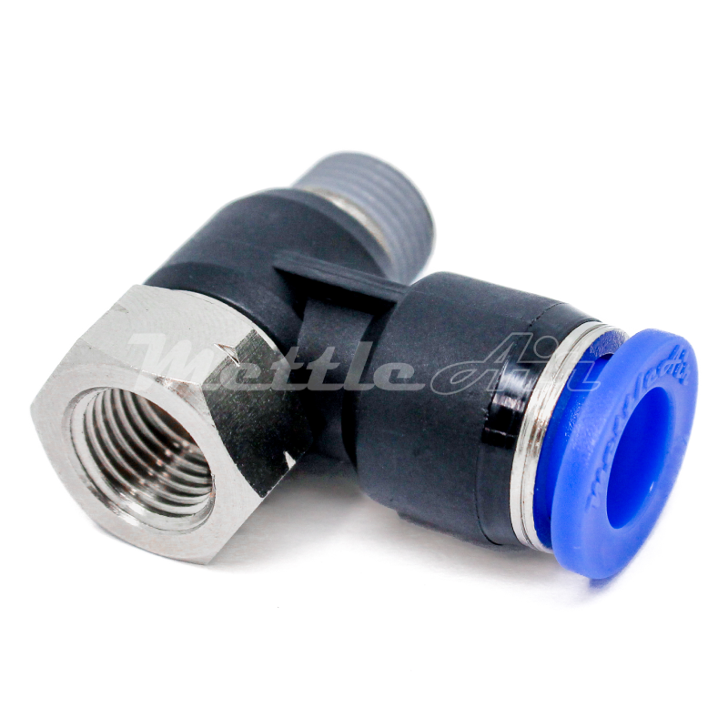 Composite PTC Universal Elbow 1/2" OD - 1/2" NPT Female / 1/2" NPT Male