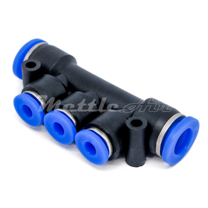 Composite PTC Manifold Union 10 mm OD - 6 mm OD