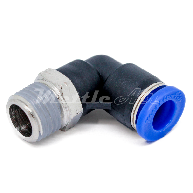 Composite PTC 90° Elbow Fitting 12 mm OD - 1/4" BSPT (R) Male