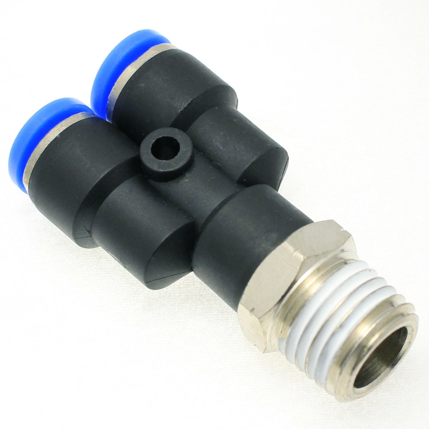 Push to Connect Male Y Fitting 5/32" OD - 1/8" NPT Male