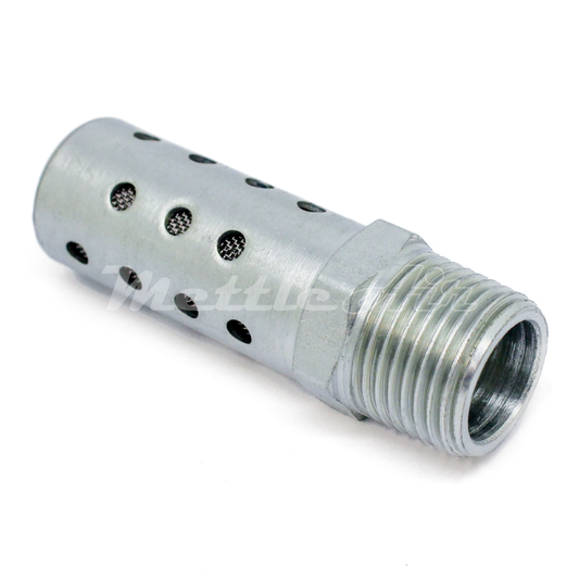 Zinc Plated Steel High Flow Silencer 1" NPT
