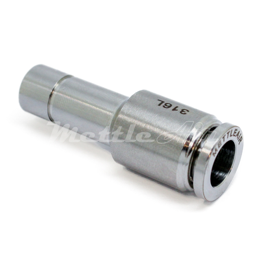 Stainless Steel 316L PTC Plug-In REDUCER 1/2" - 1/4" OD