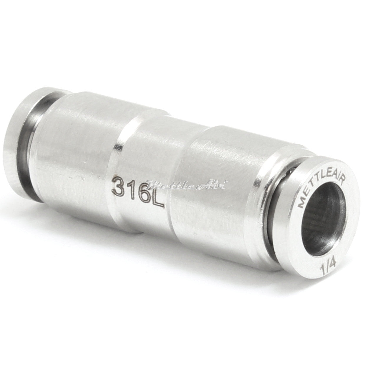 316L Stainless Steel Push To Connect Union Fitting 8 mm OD