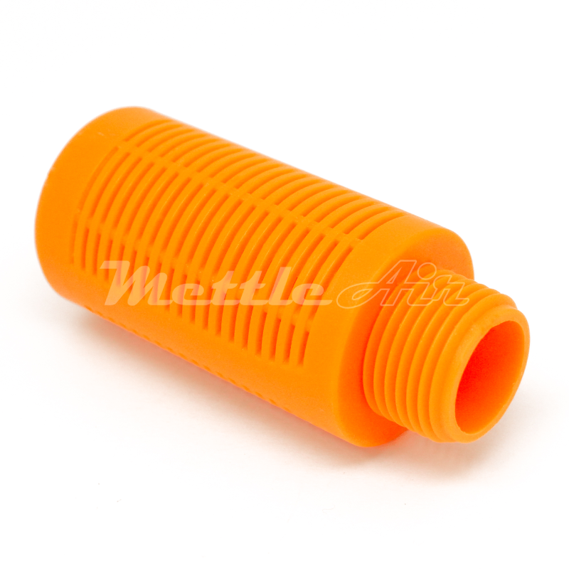 Plastic Silencer with Sound Absorbing Granules 1/4"