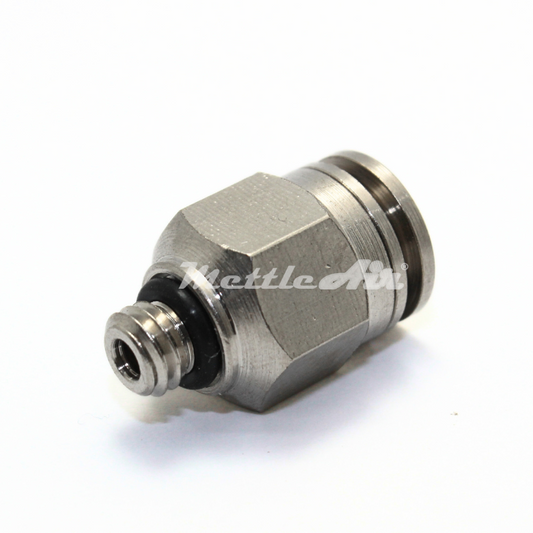Nickel-Plated Brass Straight PTC Fitting 5/32" OD - M5 x 0.8 Male