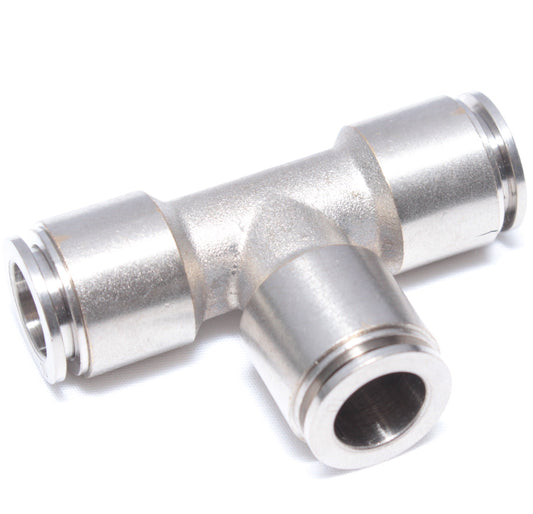 Brass Tee Union Push to Connect Fitting 12 mm OD - 12 mm OD