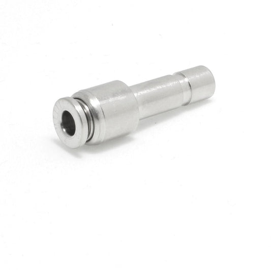 Push to Connect Nickel Plated Straight Plug-In Reducer 8 mm OD - 4 mm OD