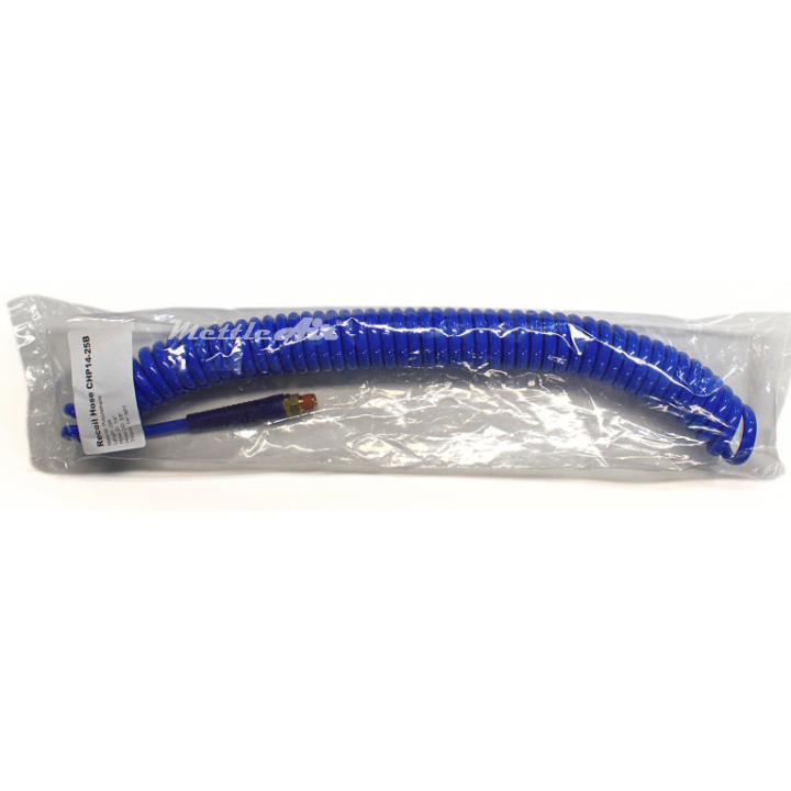 25 Foot (7.5m) Recoil Hose 3/8" OD x 1/4" NPT