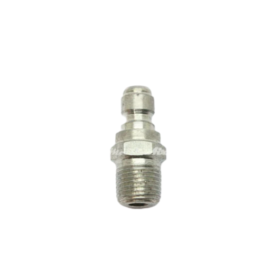 1/8" BODY X 1/8" NPT MALE MPT MIP INDUSTRIAL INTERCHANGE NIPPLE STEEL