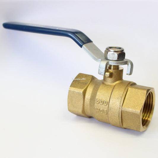 Dixon FBVG100 Brass Ball Valve, 1" NPT Female