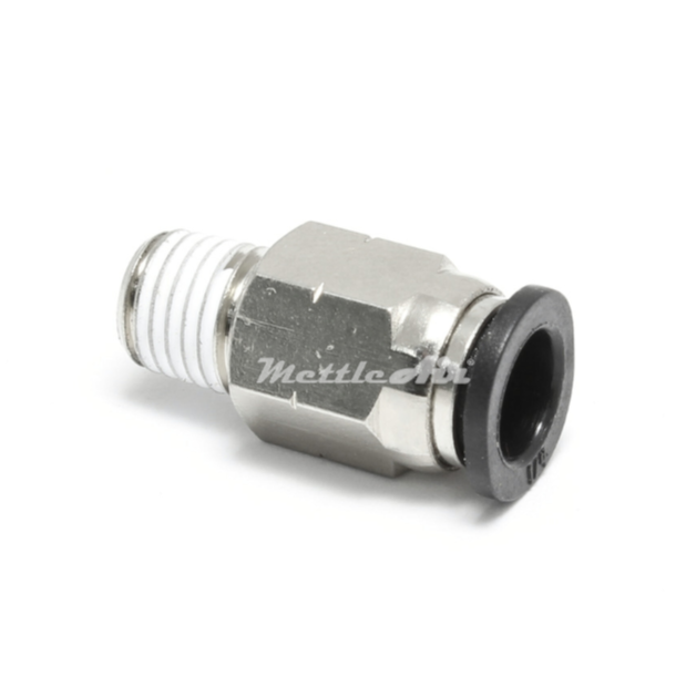 Compact Push to Connect Straight Fitting 4 mm OD - 1/16 NPT Male